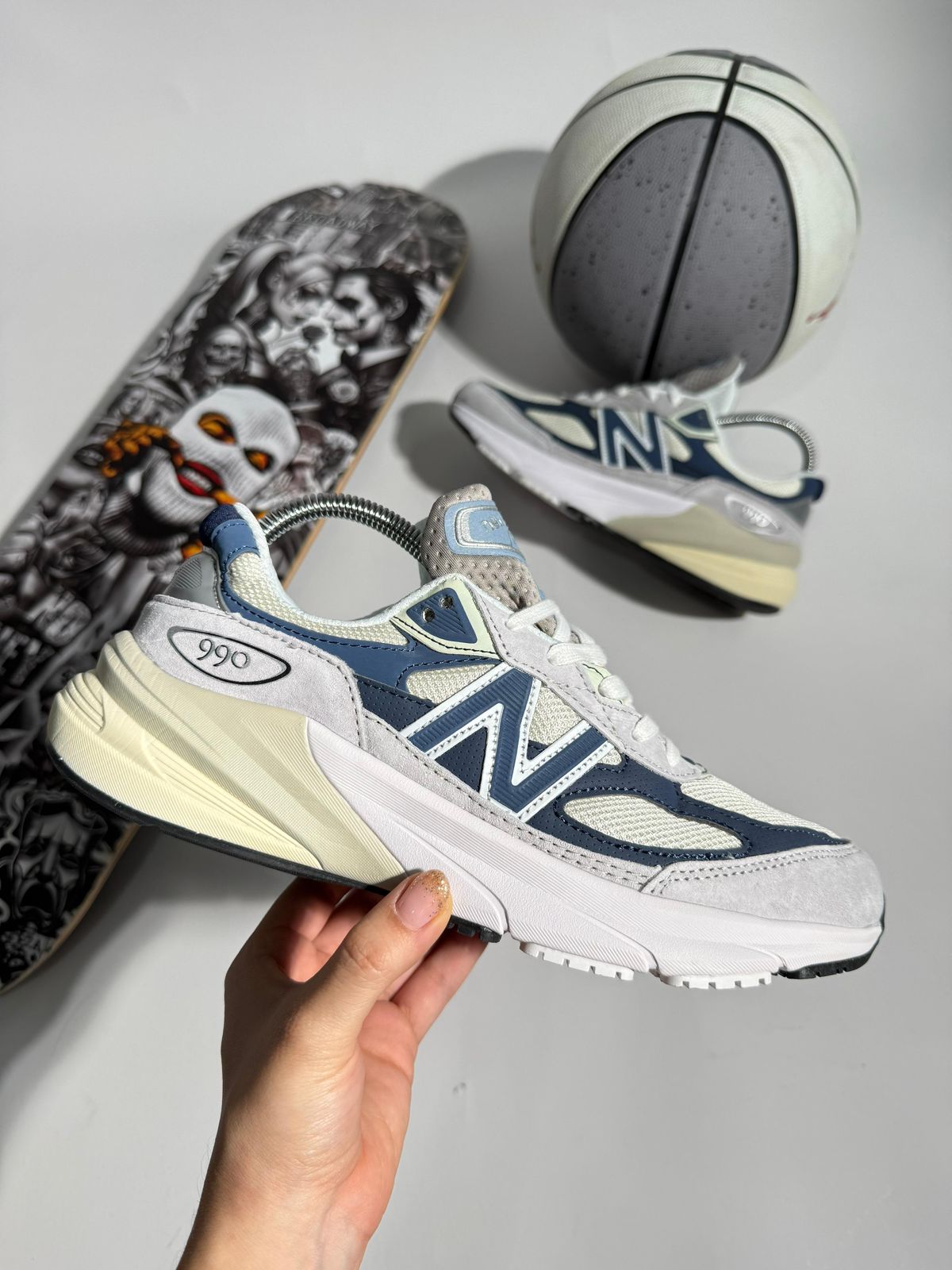 New Balance Grey and Blue