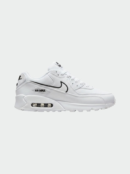 Air Max swoosh blanco silueta negra