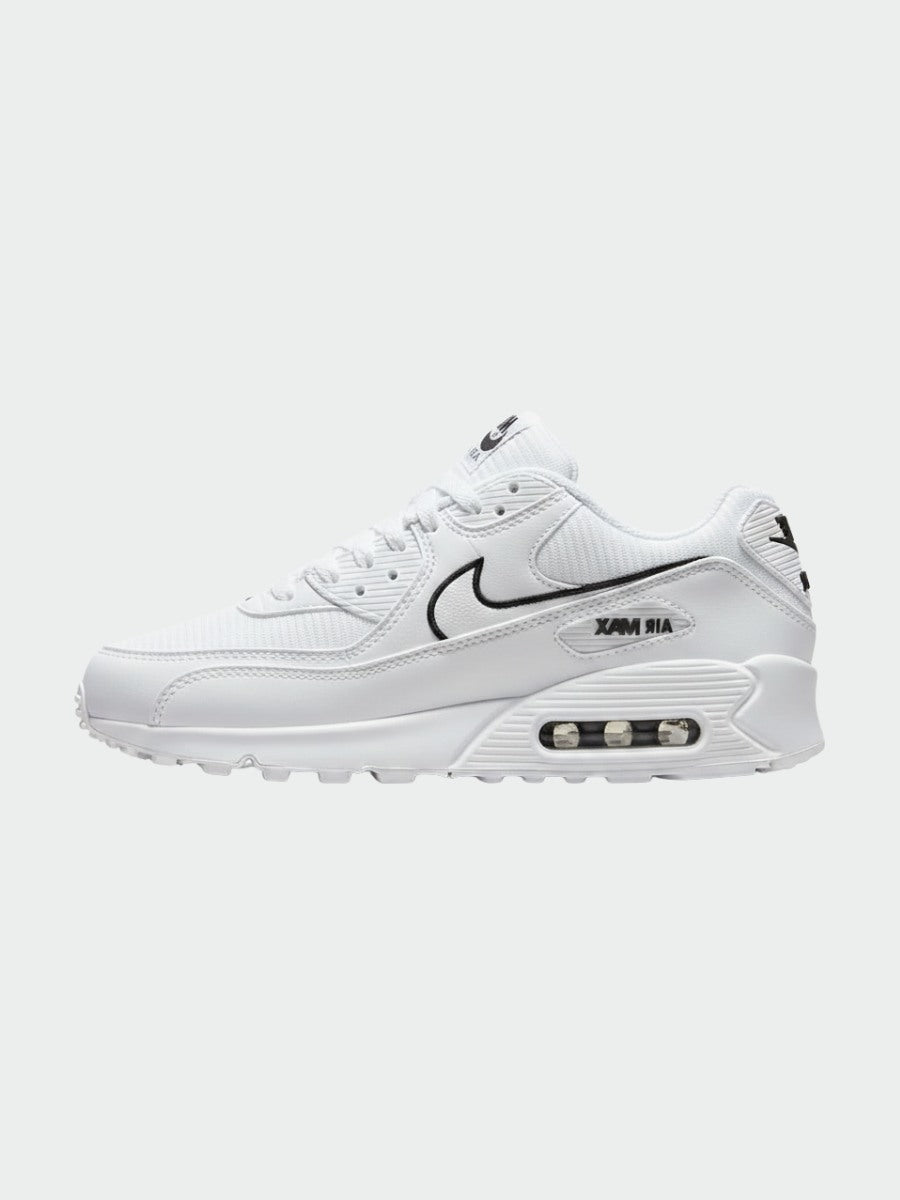 Air Max swoosh blanco silueta negra