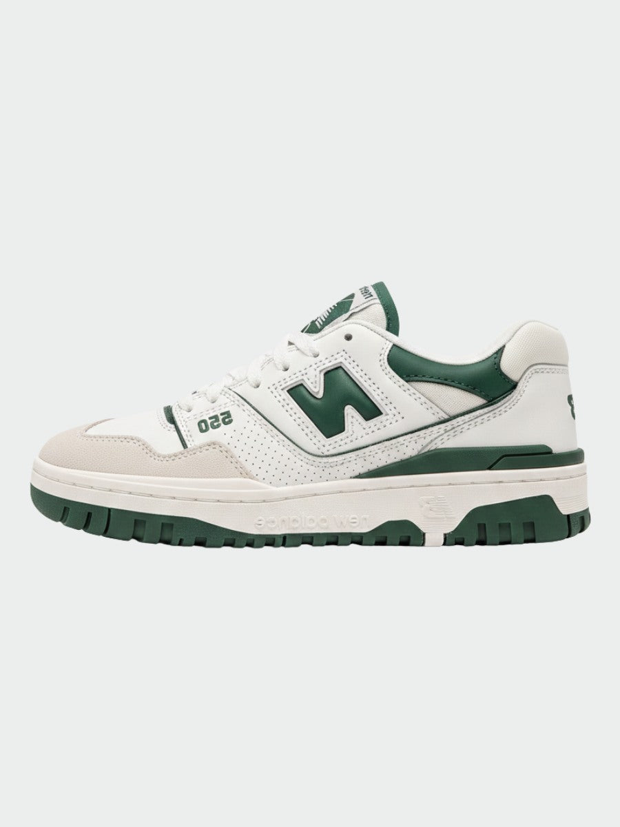 New Balance White and Green