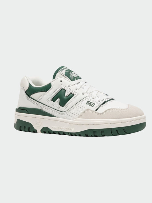 New Balance White and Green