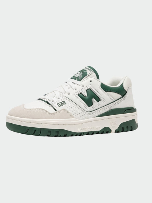 New Balance White and Green