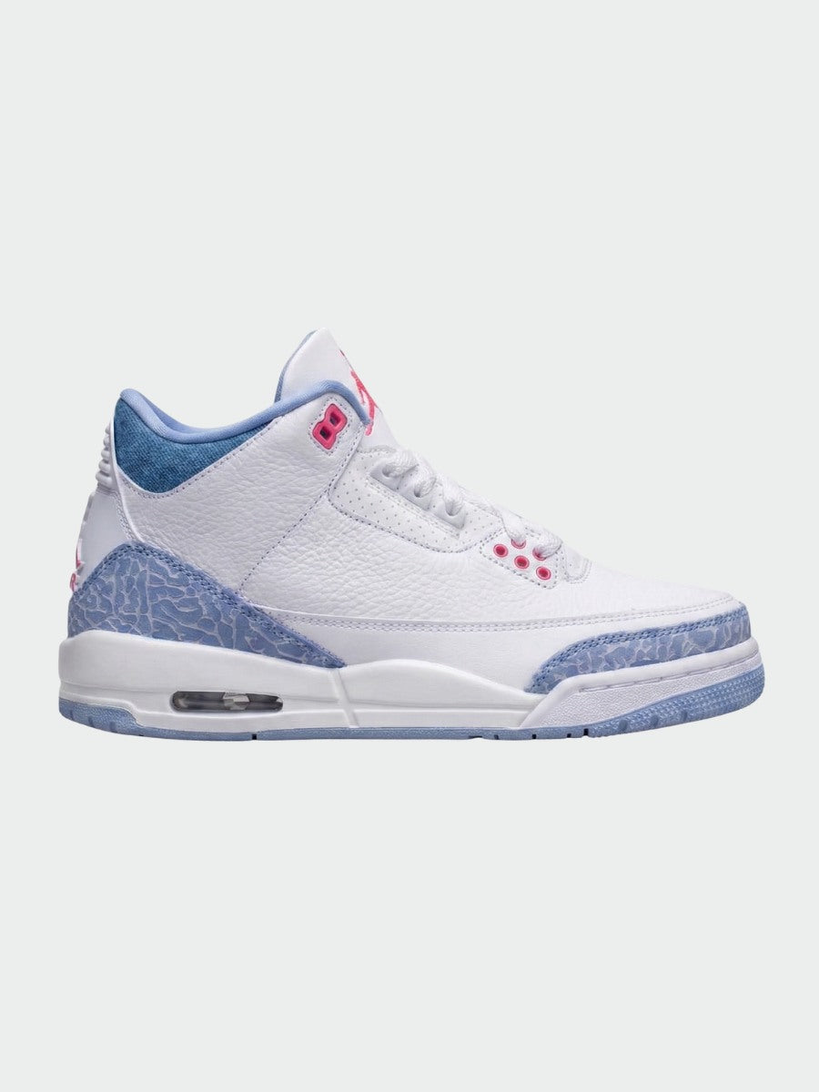 JORDAN 4 WHITE AND LIGHT BLUE