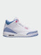 JORDAN 4 WHITE AND LIGHT BLUE