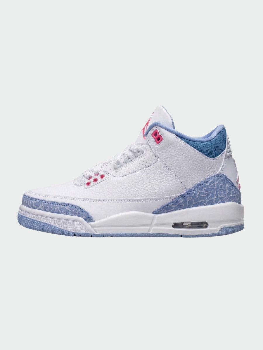 JORDAN 4 WHITE AND LIGHT BLUE