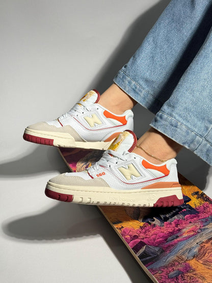 New Balance Orange and white