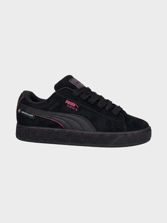 Puma Suede XL Negro/Rosa BMW