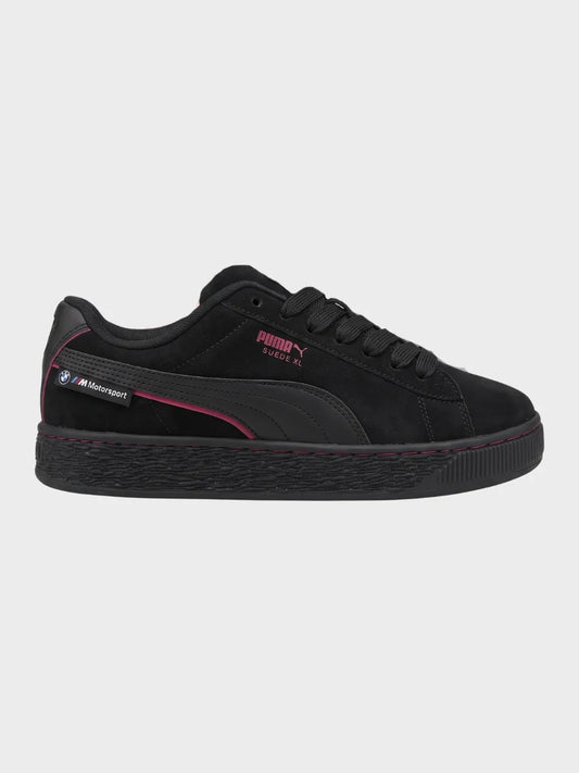 Puma Suede XL Negro/Rosa BMW